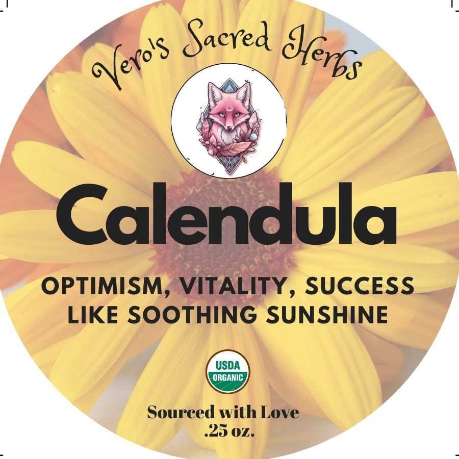 Herb Garden - Organic Calendula Flowers .25oz