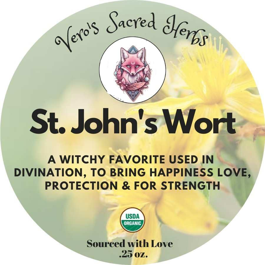Herb Garden - Organic St. John's Wort .25oz