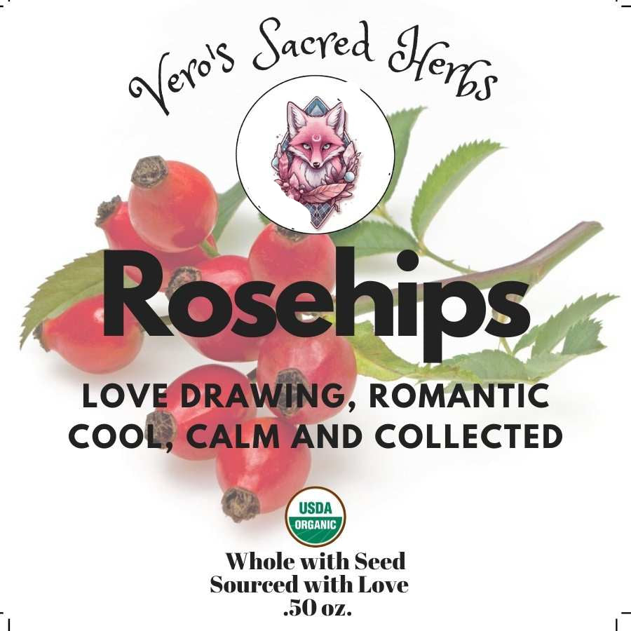 Herb Garden - Organic Whole Rosehips (with Seed)