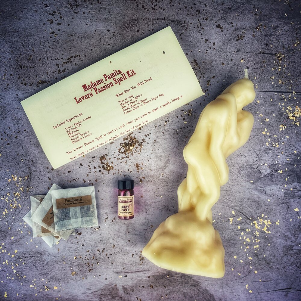 Lovers Passion Candle Spell Kit - Ignite Romance & Desire