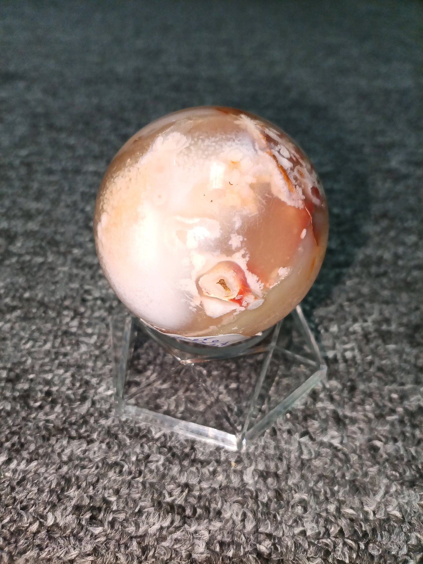 Flower Agate Sphere