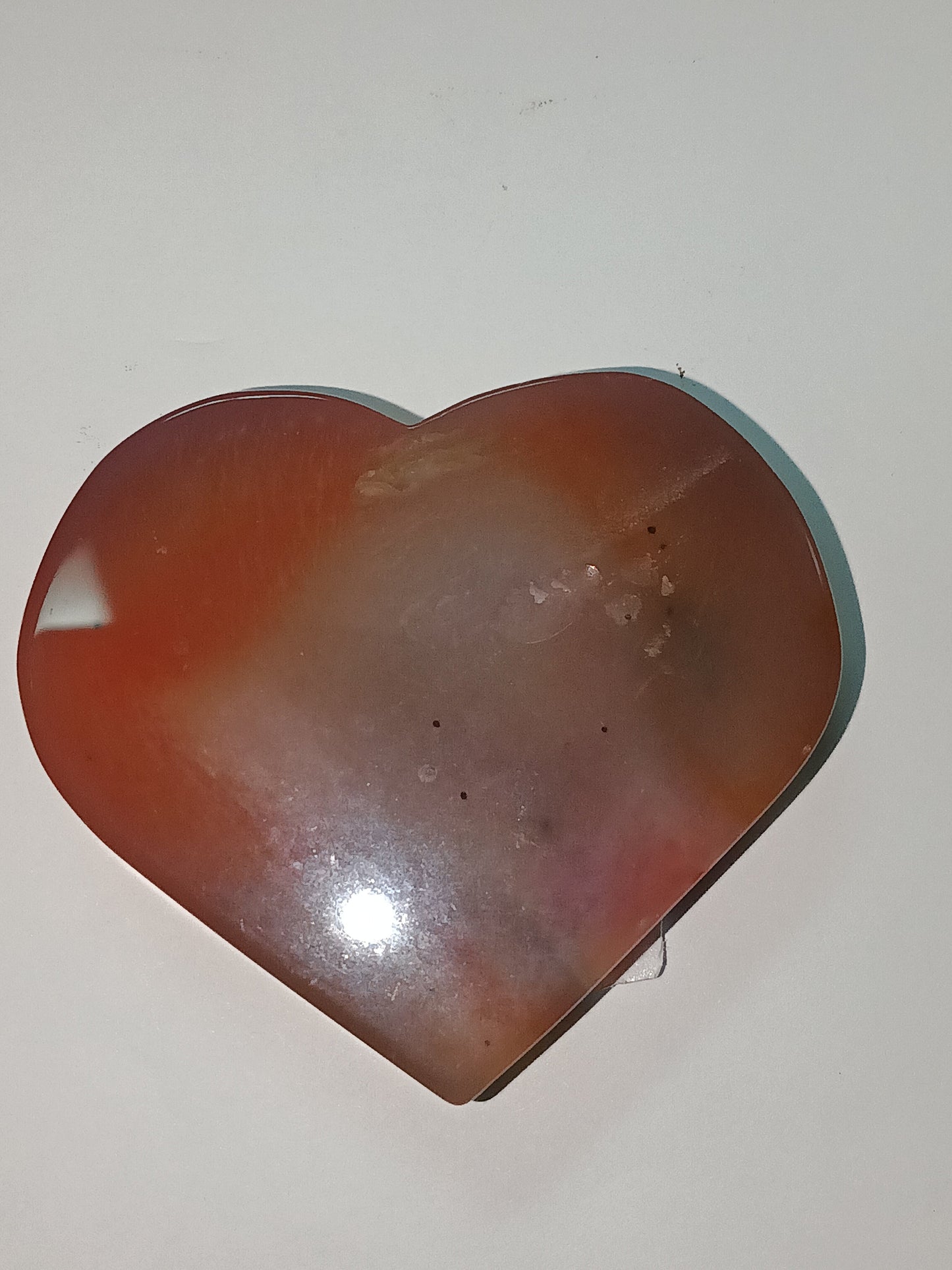 Carnelian Agate Heart