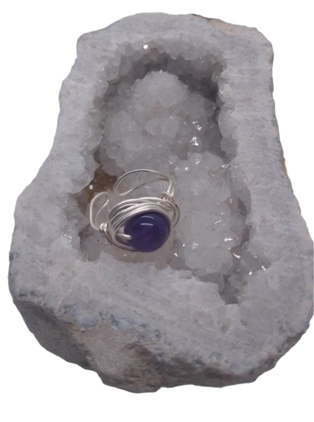 Adjustable Crystal Rings