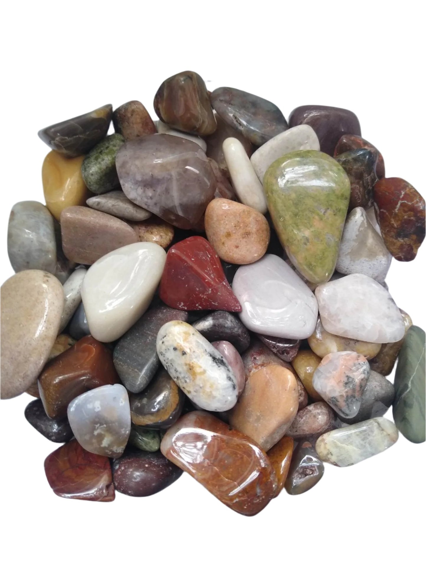 6 Oz of local polished rock- Lake Michigan