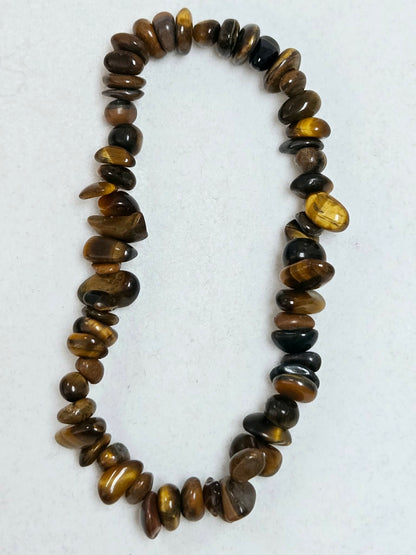 Tiger Eyes Natural Stone Stretch Bracelet