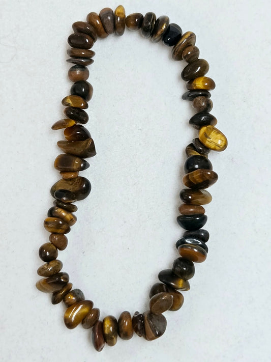 Tiger Eyes Natural Stone Stretch Bracelet