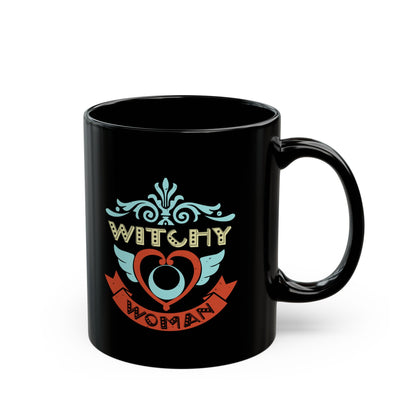 Witchy Woman 11oz Black Mug