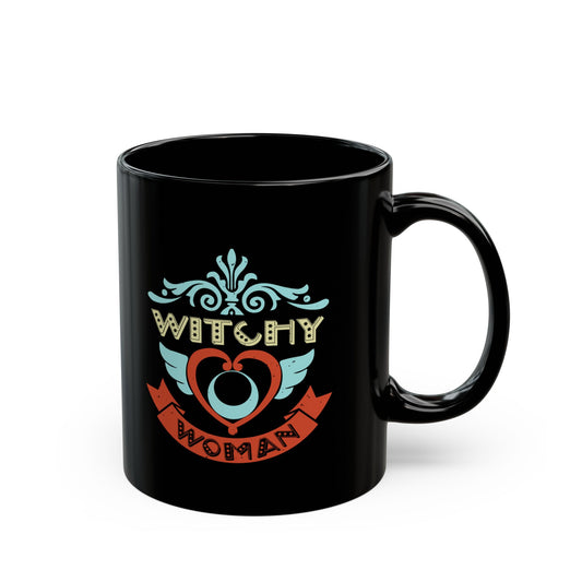 Witchy Woman 11oz Black Mug