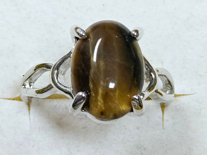 Tiger's Eye Ring - Size 9