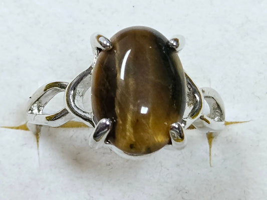 Tiger's Eye Ring - Size 9