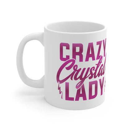 Crazy Crystal Lady Ceramic Mug 11oz