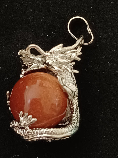 Dragon Natural Stone Pendant