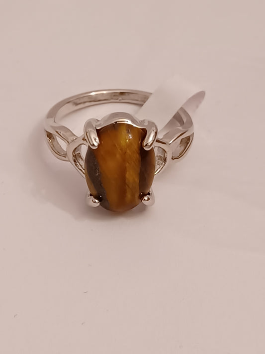 Tiger's Eye Ring - Size 9