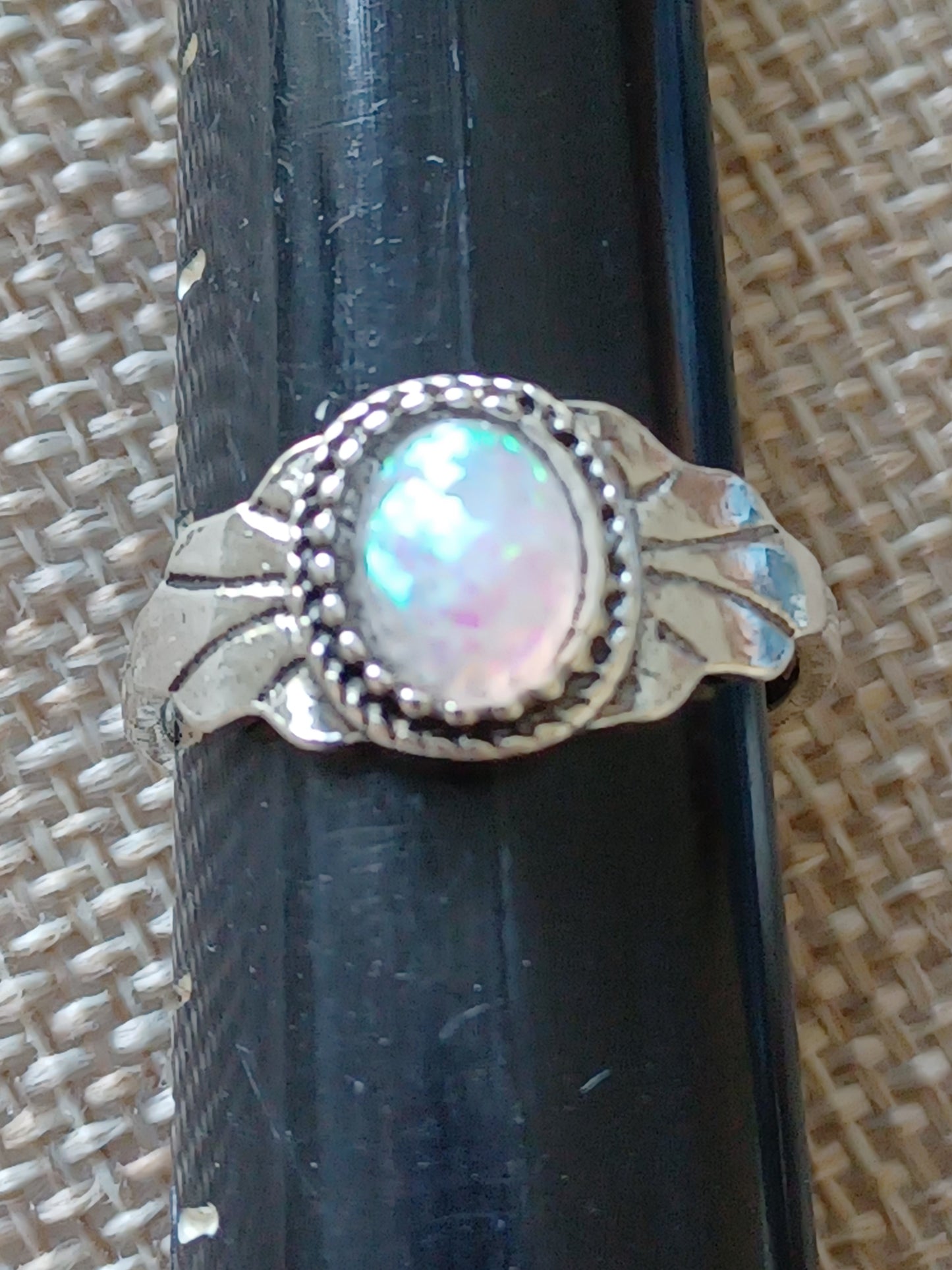 Fire Opal Ring - Size 9