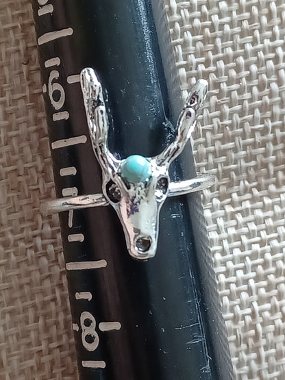 Turquoise Animal Ring - Size 7