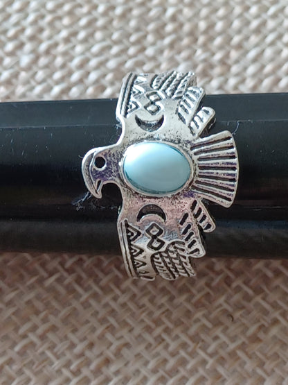 Turquoise Eagle Ring - Size 7