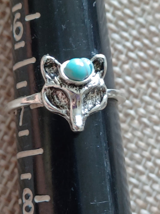 Turquoise Animal Ring - Size 7