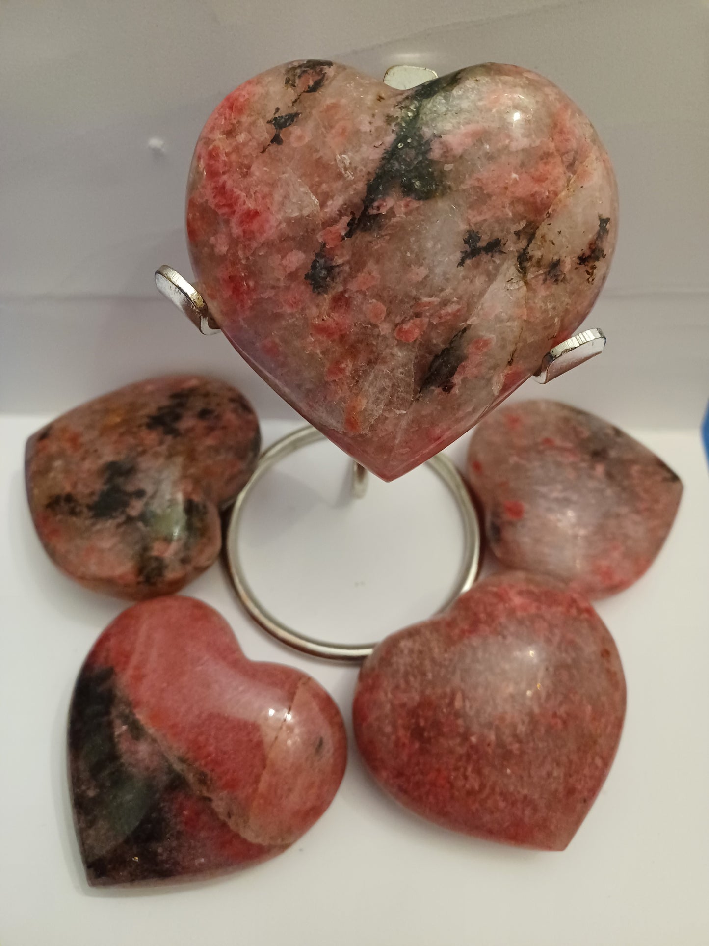 Rhodonite Heart - Large