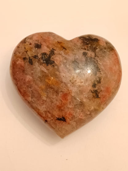 Rhodonite Heart - Large