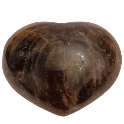 Black Moonstone Heart