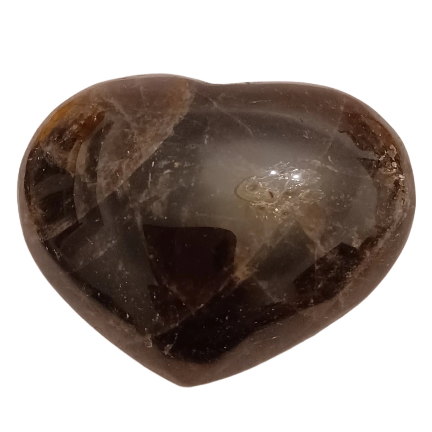 Black Moonstone Heart