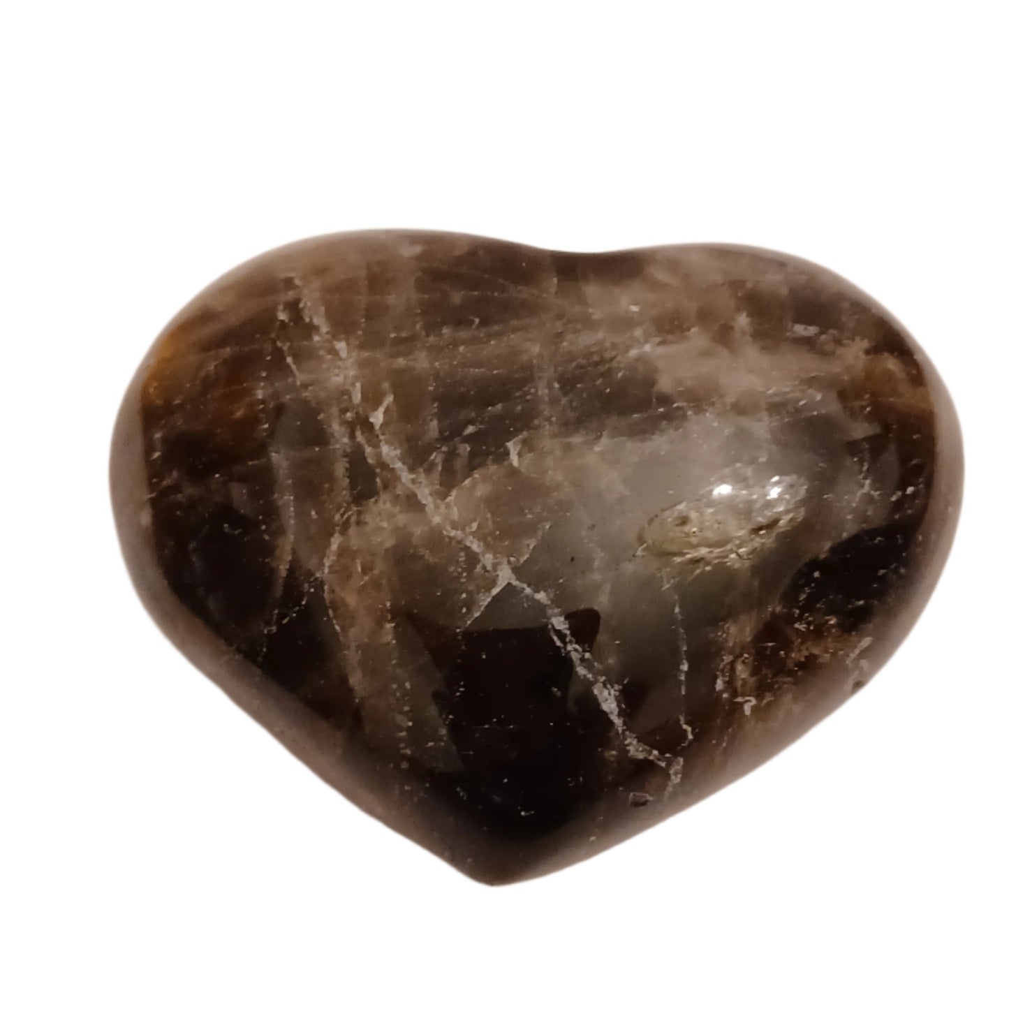 Black Moonstone Heart