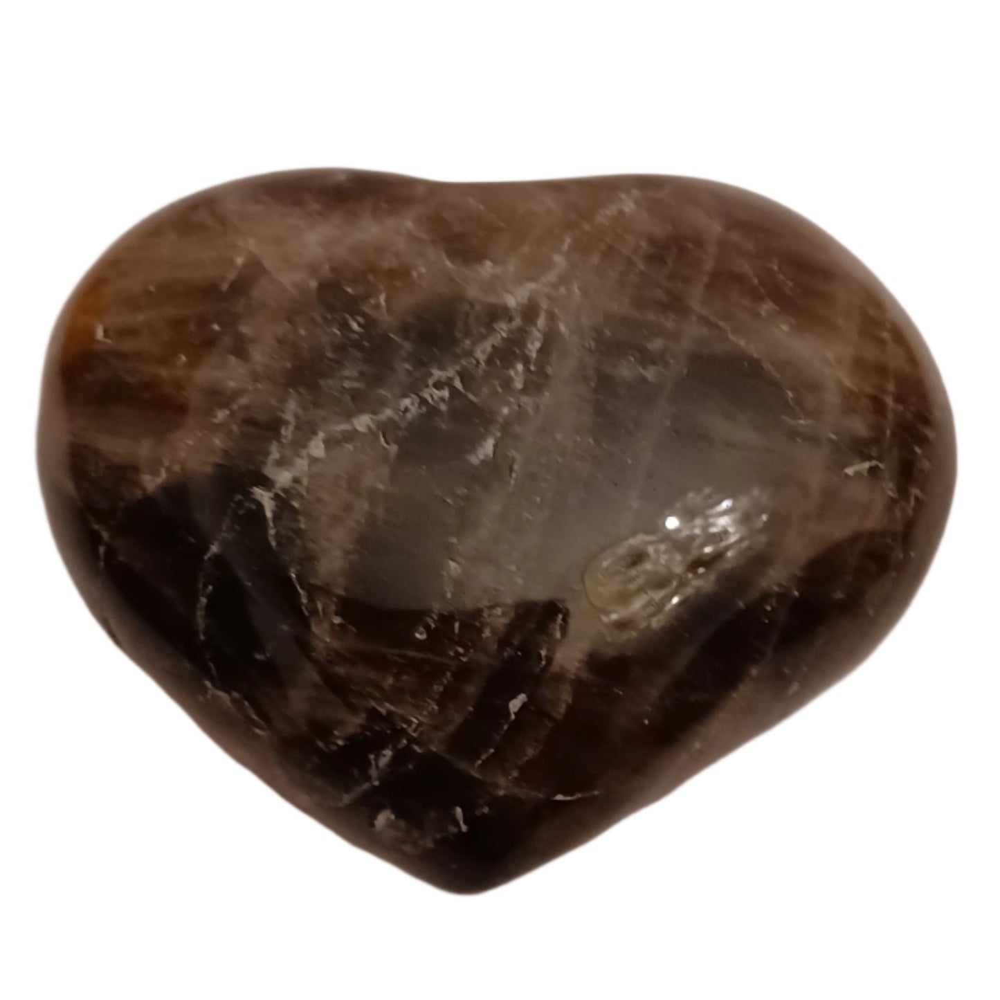 Black Moonstone Heart