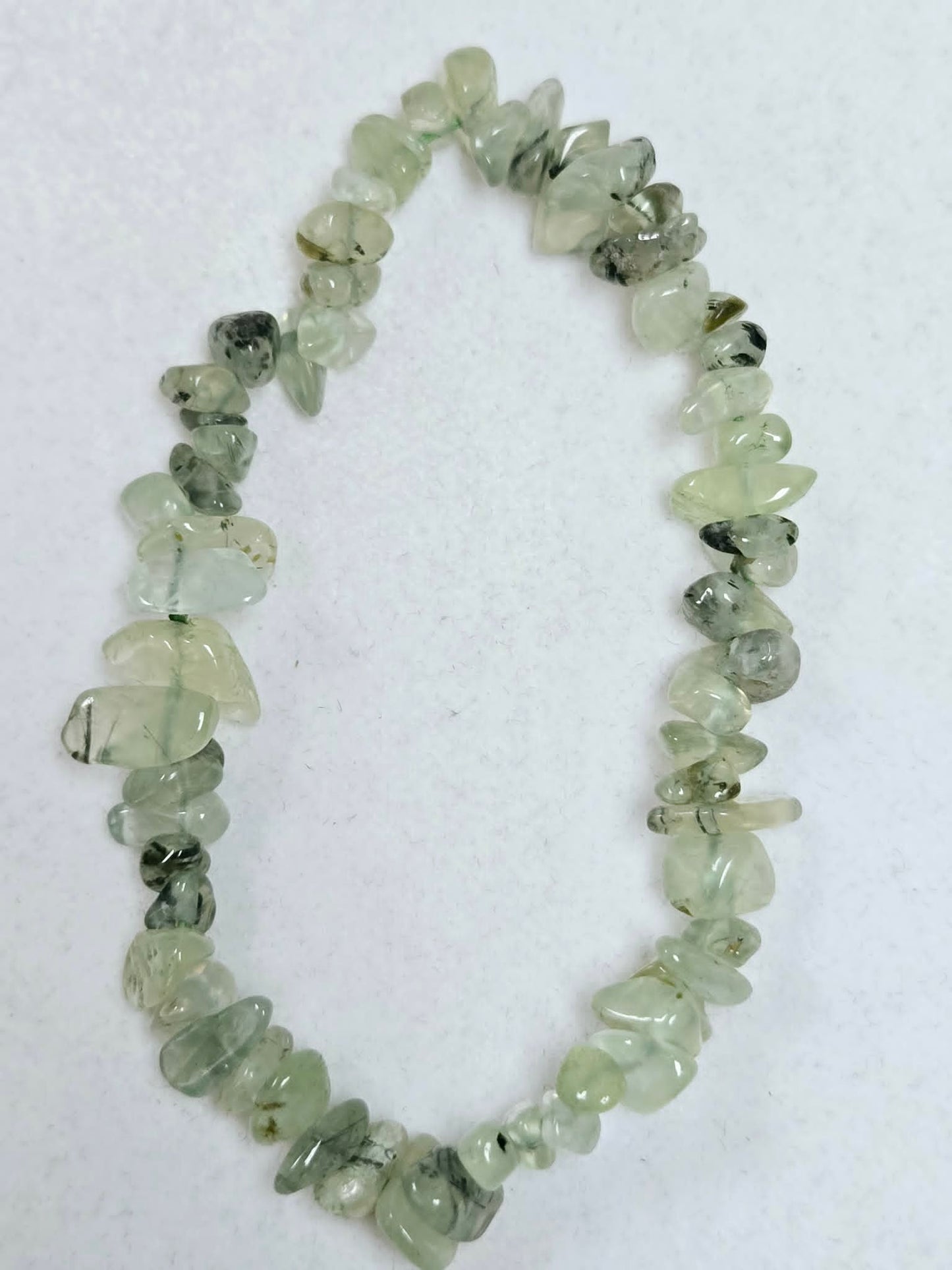 Prehnite Natural Stone Stretch Bracelet