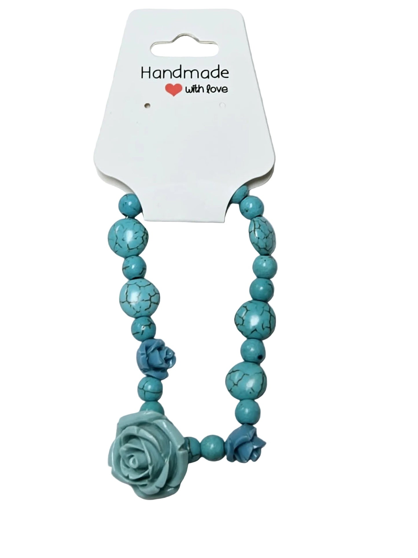 Turquoise Rose Bracelet