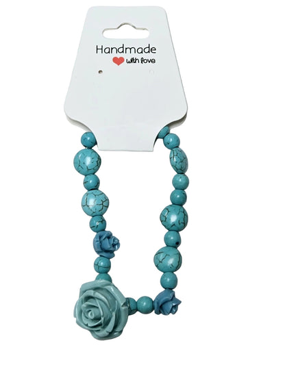 Turquoise Rose Bracelet