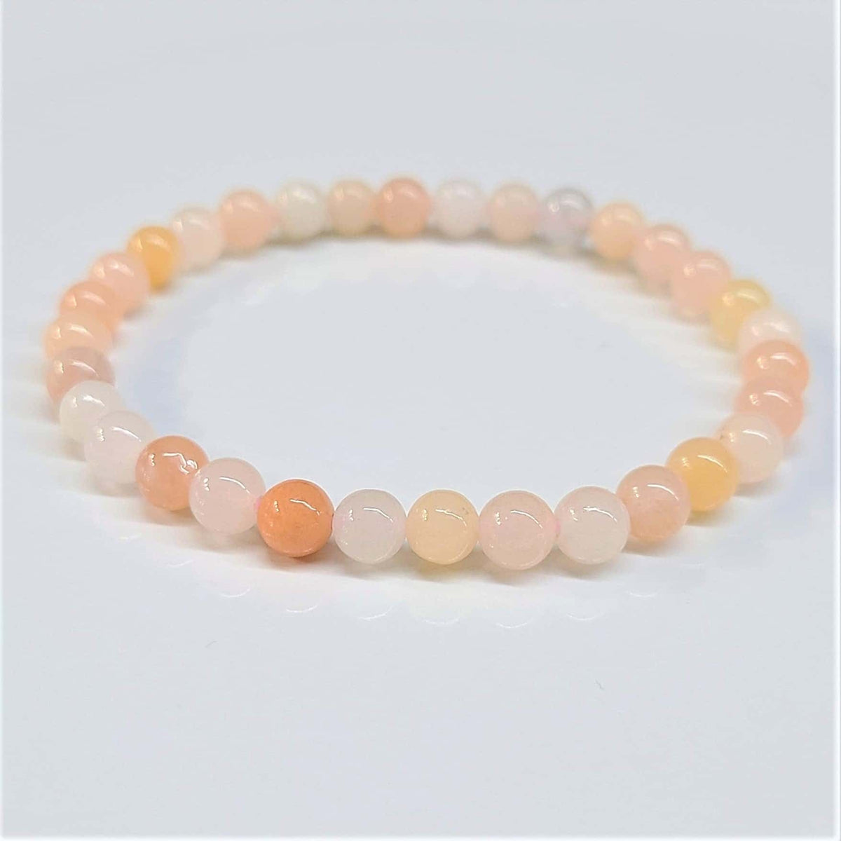 Pink Aventurine Round Bead Bracelet