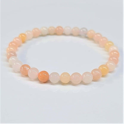 Pink Aventurine Round Bead Bracelet