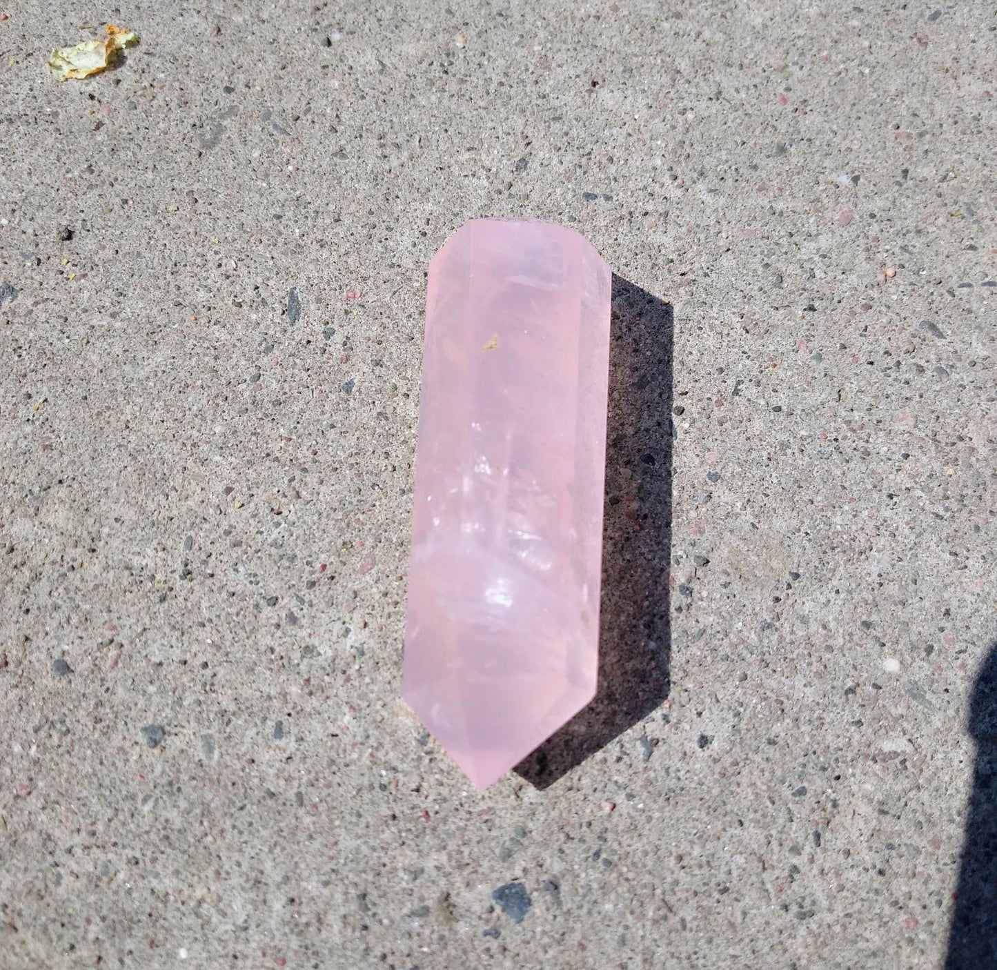 Rose Quartz Double Terminated Crystals