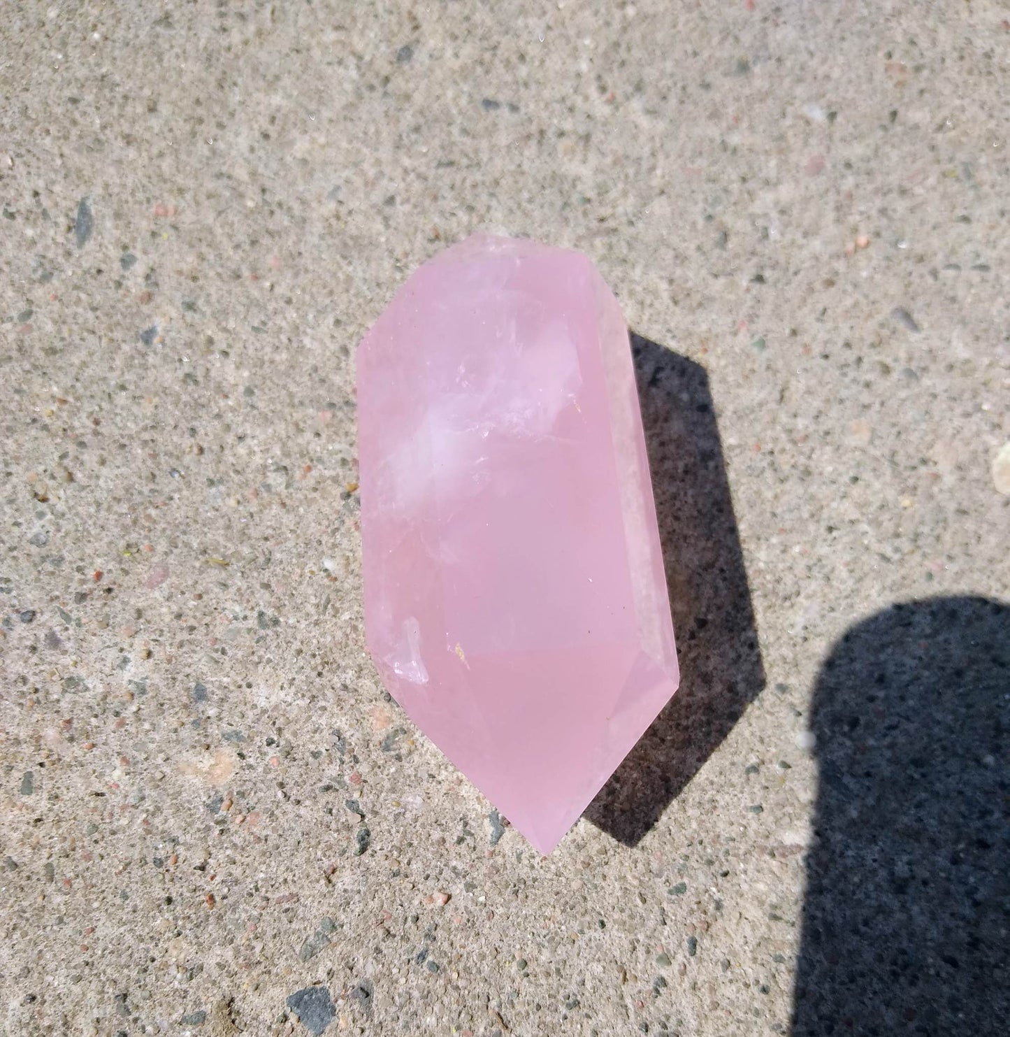 Rose Quartz Double Terminated Crystals