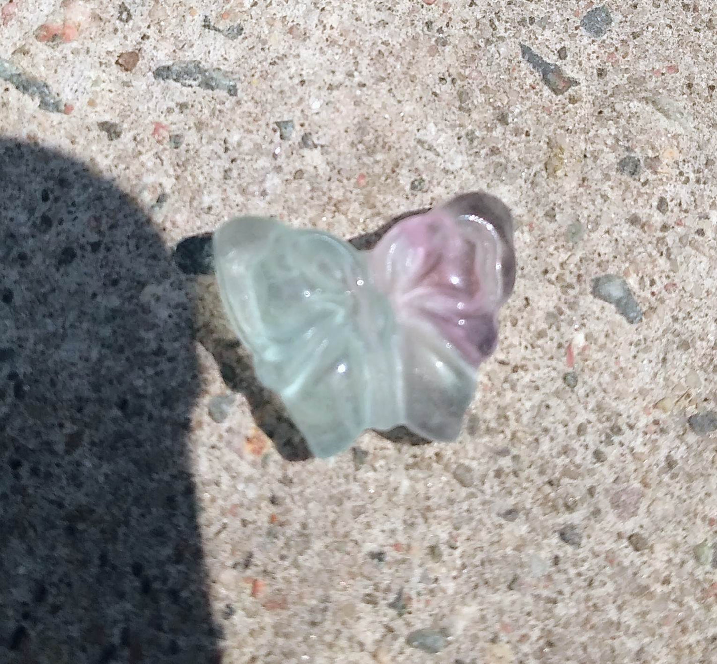 Tiny Fluorite Butterfly (3/4 of an inch)