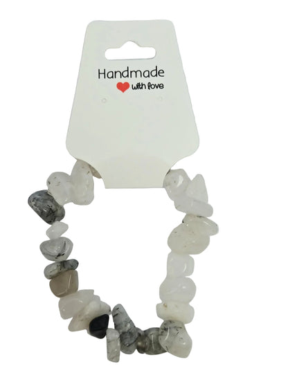 Tourmalinated Quartz Bracelet