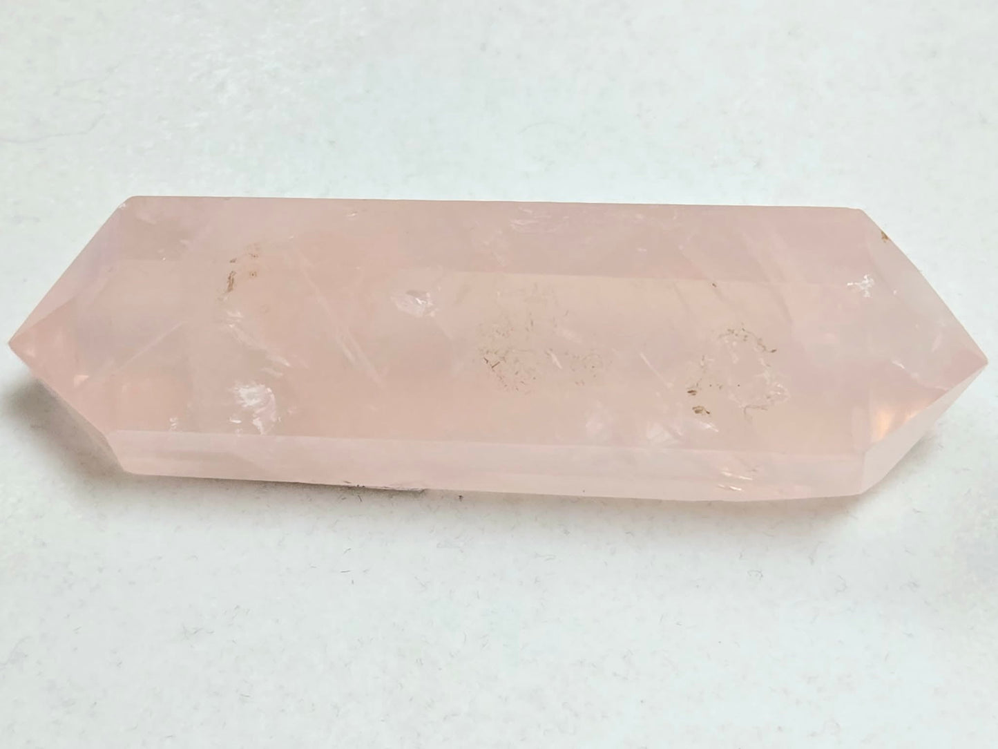 Rose Quartz Double Terminated Crystals