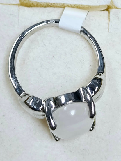Milky Quartz Ring - Size 7