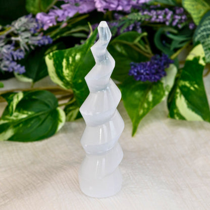 Selenite Corkscrew Tower