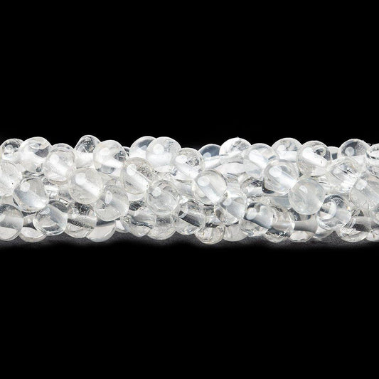 6mm Crystal Quartz Plain Round Beads 14 inch