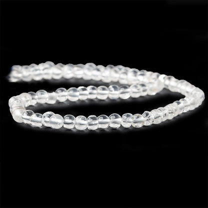 6mm Crystal Quartz Plain Round Beads 14 inch