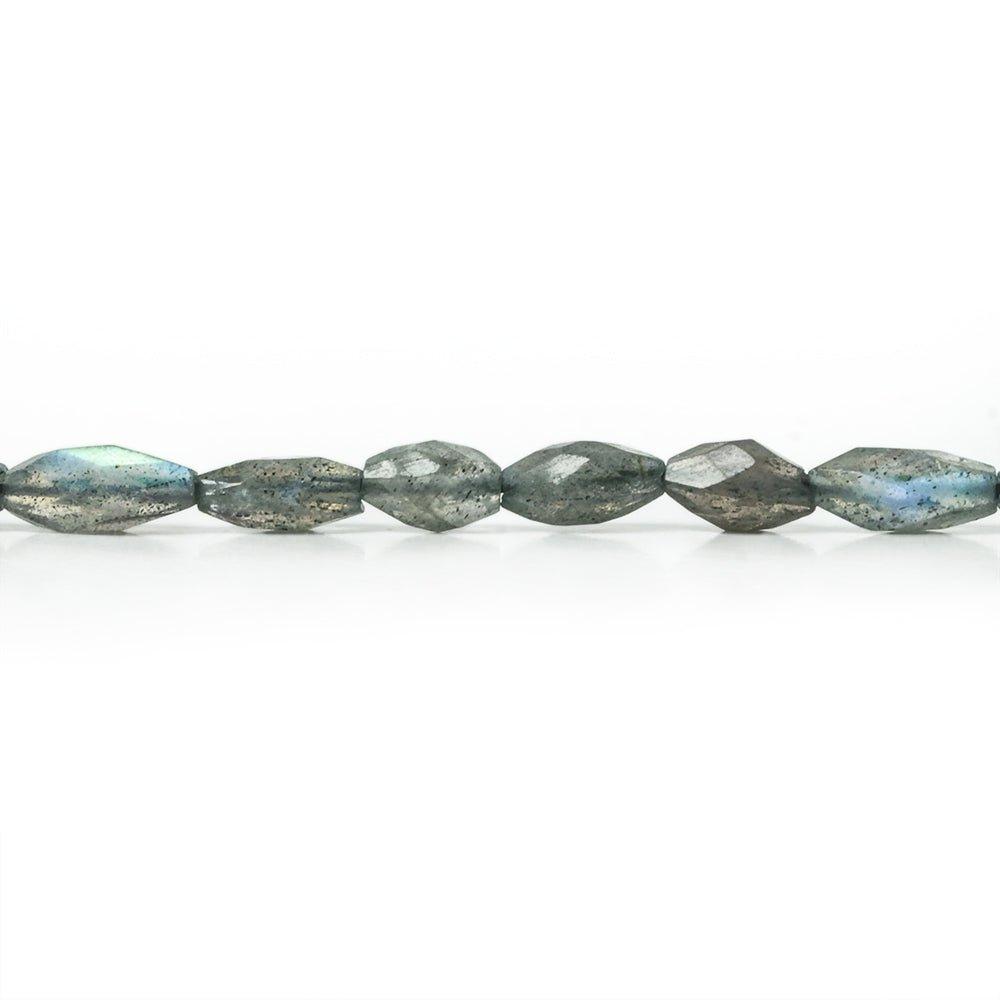 6x3-7x3mm Labradorite Straight Drill Faceted Marquise Beads 14 inch 48pcs