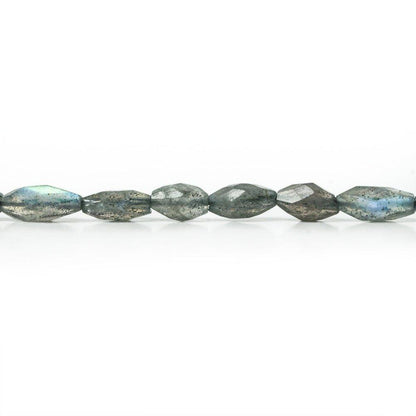 6x3-7x3mm Labradorite Straight Drill Faceted Marquise Beads 14 inch 48pcs