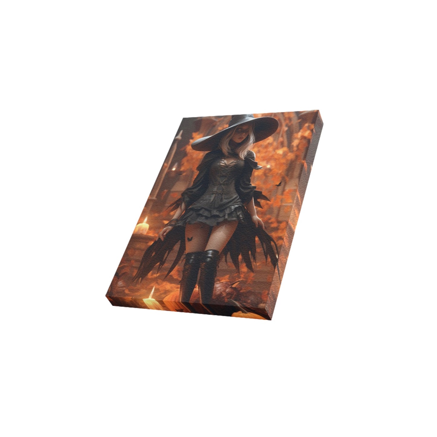 Fall Witch Canvas Print