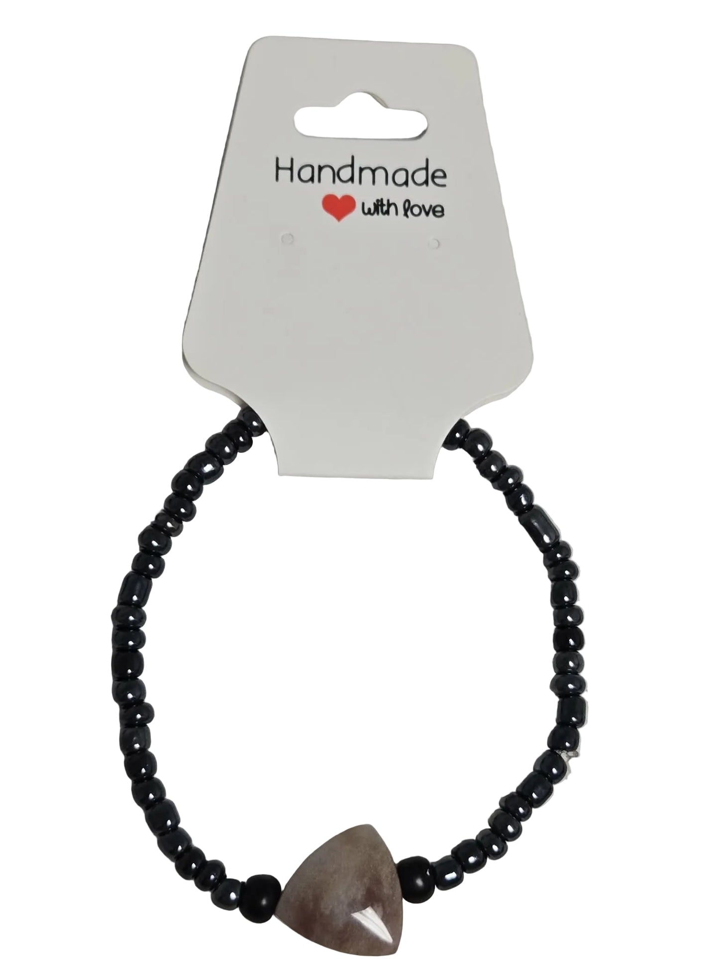 Hematite with Carnelian Agate Bracelet