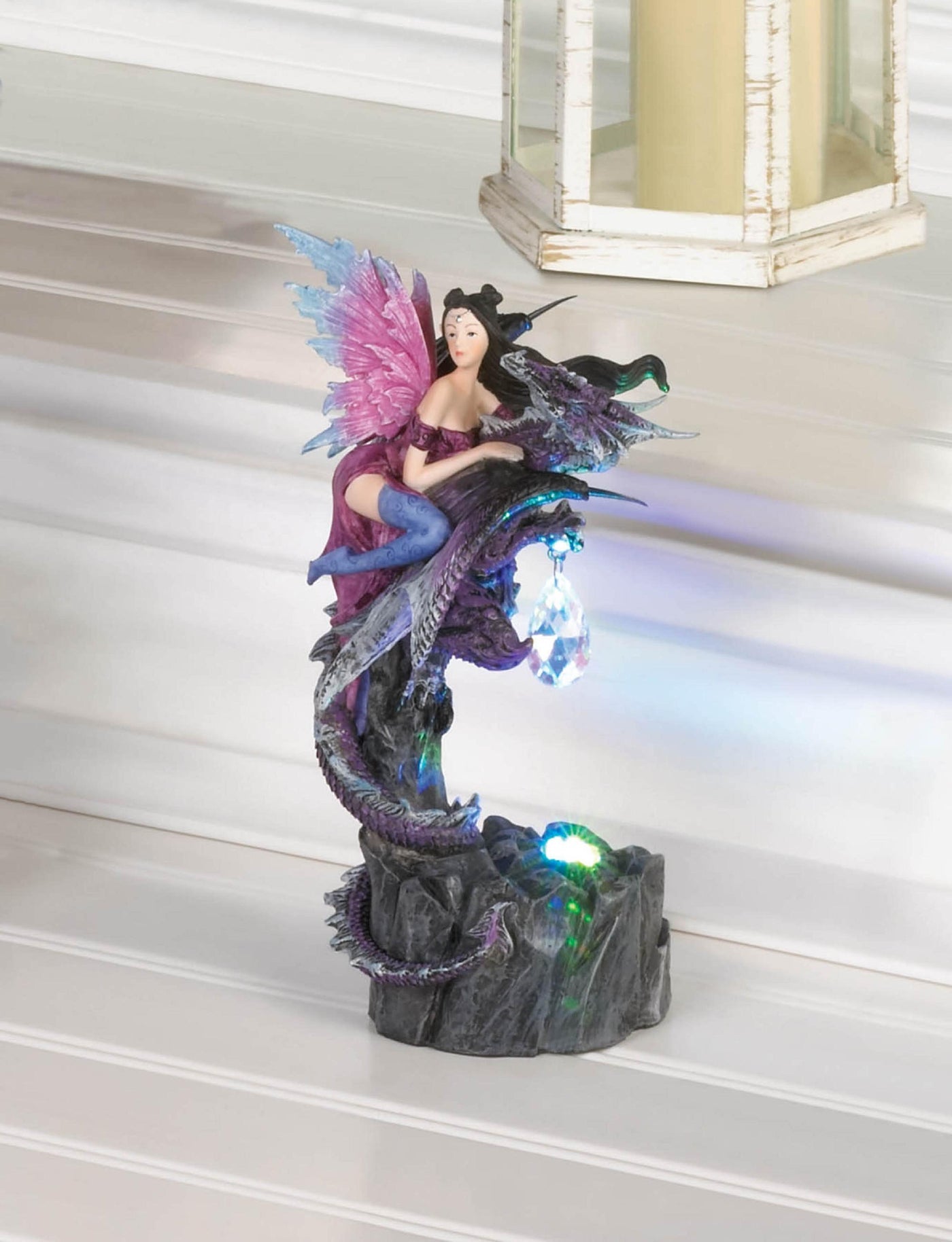 Light Up Fairy and Dragon Figure