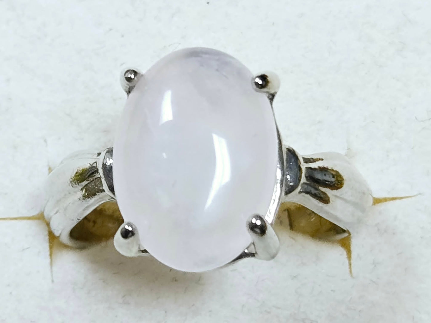 Milky Quartz Ring - Size 7