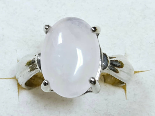 Milky Quartz Ring - Size 7