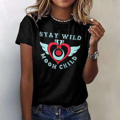 Stay Wild Moon Child 100% Cotton T-Shirt