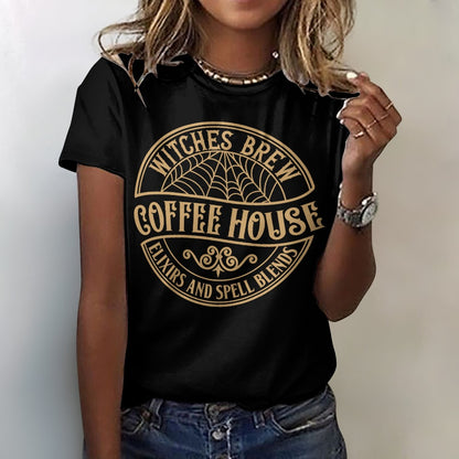 Witch's Brew Coffee House 100% Cotton T-Shirt